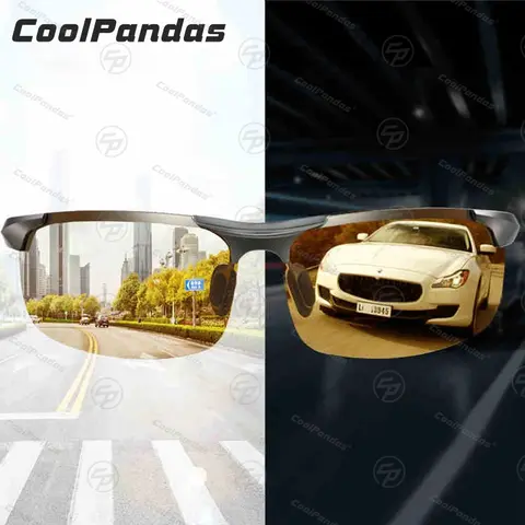 Aluminum Carbon Fiber Night Vision Sunglasses COOLPANDAS