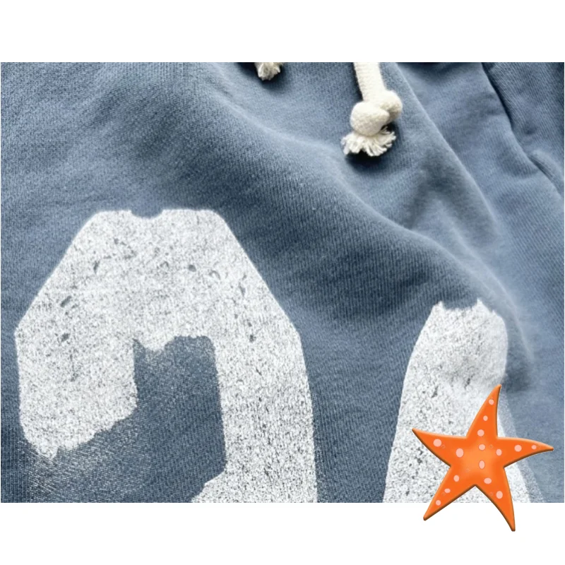 High Street Vintage RRR123 Shorts Wizard Exorcism Slogan 24 Number Printed High Quality Pants Men Women RRR123 Medium Sweatpants