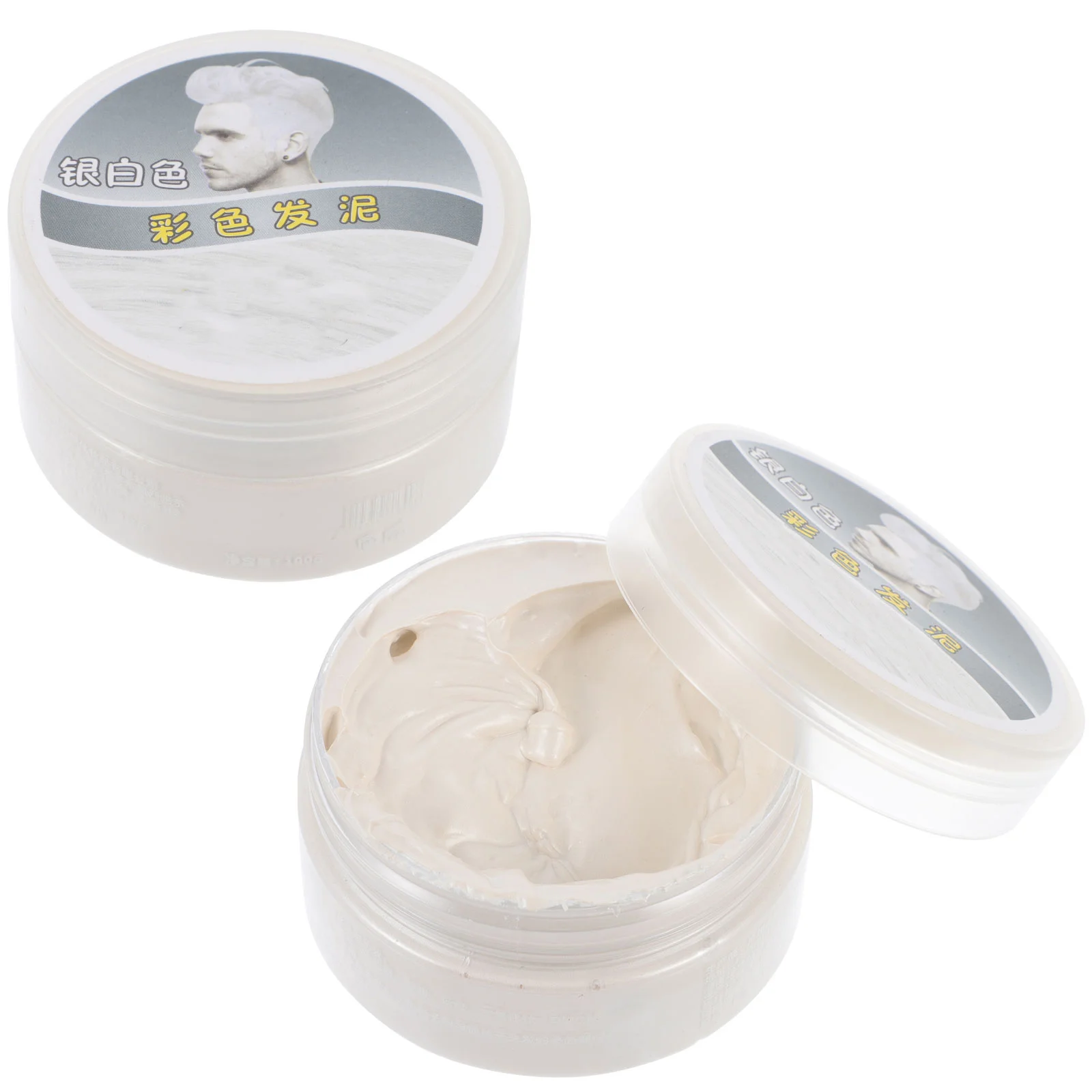 

2 шт., окраска для укладки волос, воск, растительные экстракты, без раздражения кожи головы, легко мыть, временная краска, глиняная краска для волос