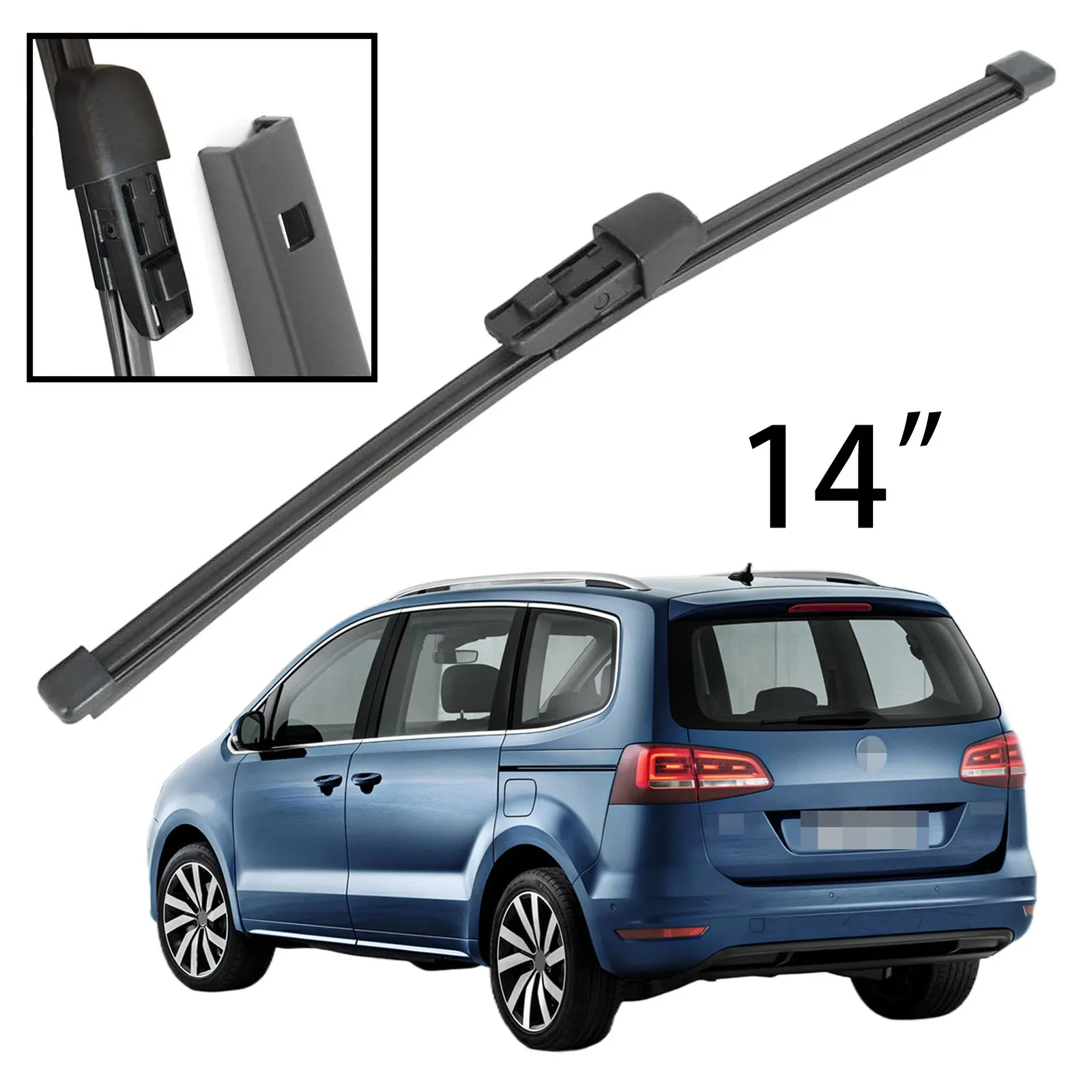 

14" Rear Windshield Windscreen Washer Wiper Blade For VW Sharan 7N1 7N2 2010-2022 Car Accessories Accsesories