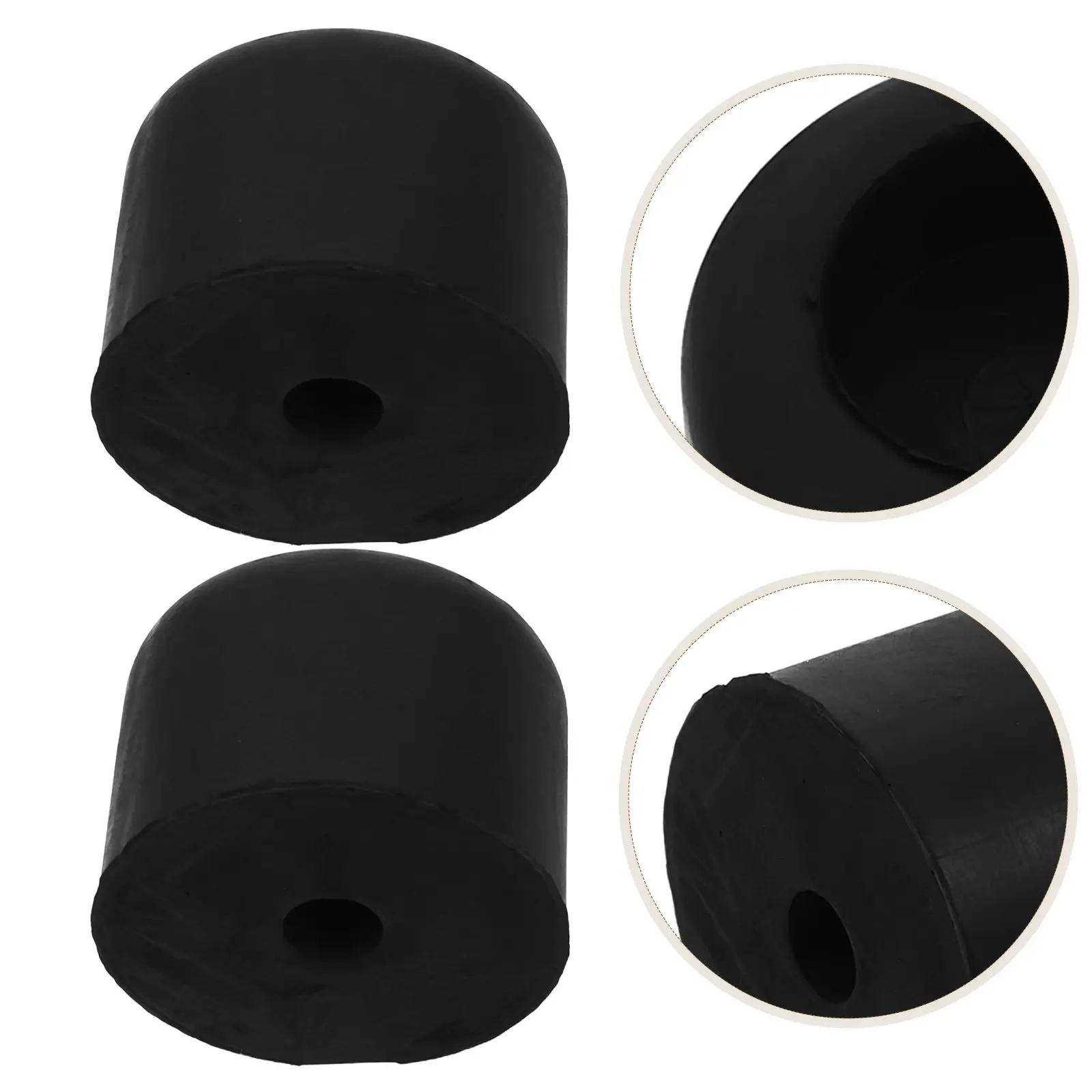 10Pcs Truck Dock Anti-Collision Rubber Pads Rear Bumper Protector Heavy Duty Shock Absorbing Blocks for Trailer Loading Dock