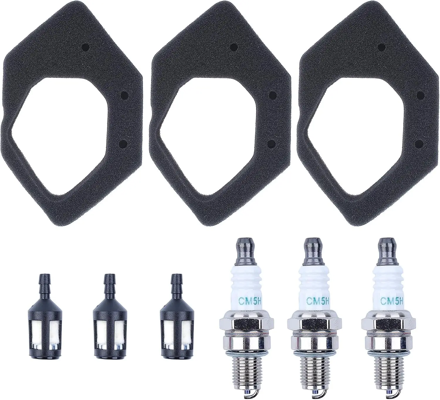 Комплект воздушного фильтра для Honda GX25 GX25N GX25NT HHT25S, триммеры для кусторезов 17211-Z0H-000