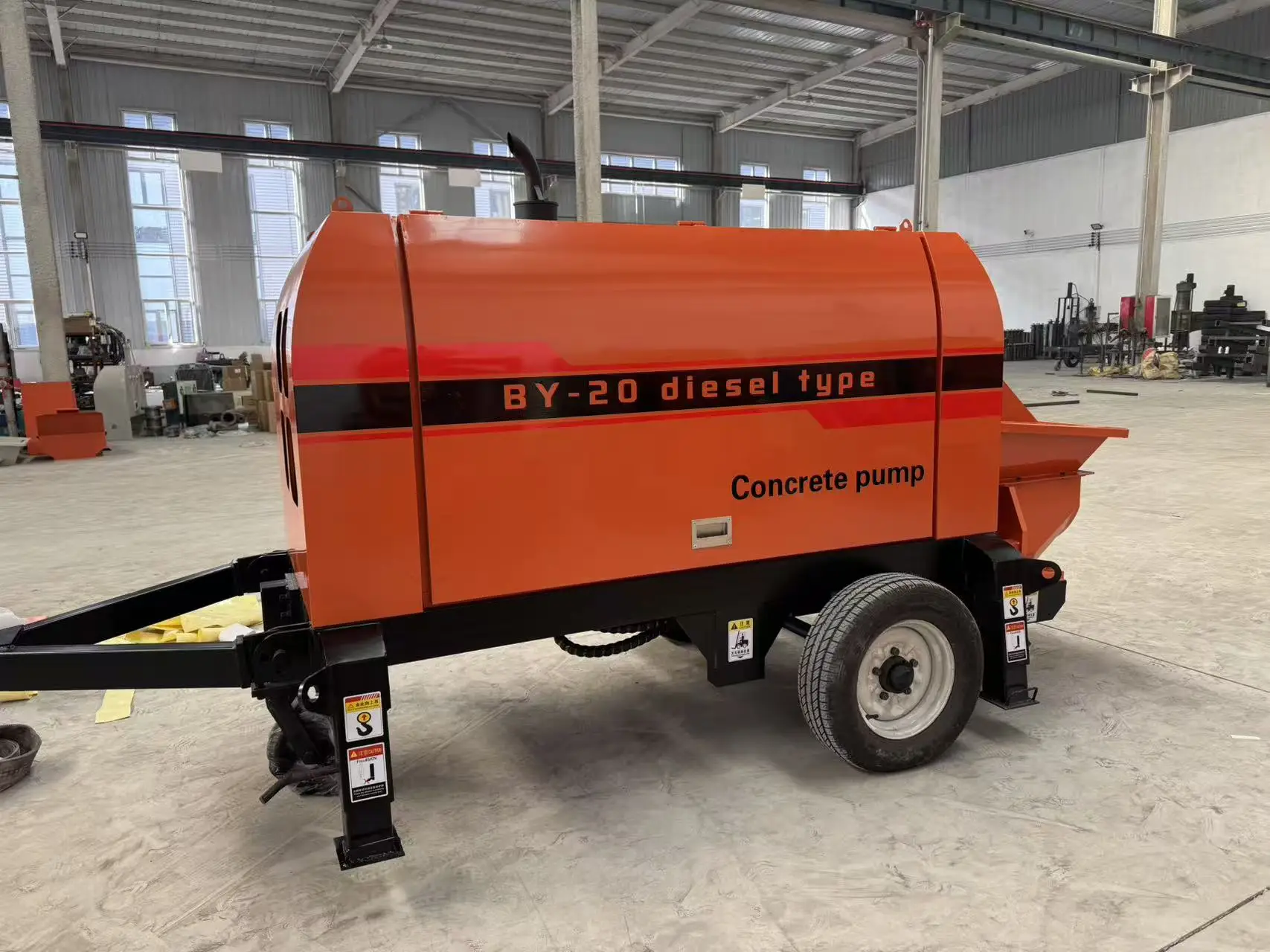 

Low Price HBT20E Customizable 10m³/h Concrete Pump Bridge Construction Water Conservancy 1-year Warranty Rapid Delivery