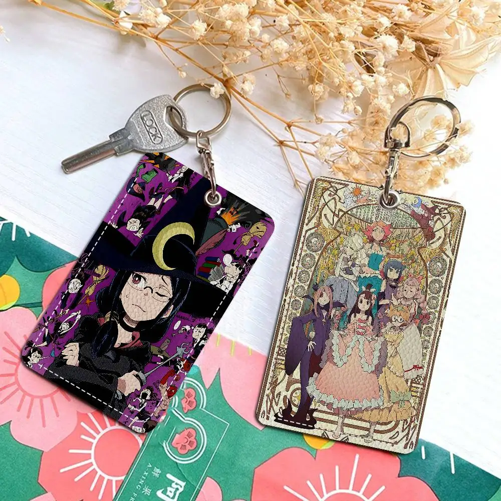 

Аниме L-Little Witch Academia Банковская карта, Саб, Держатель автобусной карты Брелок для ключей Кольцо для ключей Доступ к двери Чехол для удостоверения личности Брелок для ключей Доступ