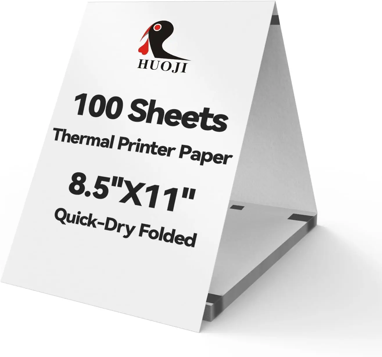 

100 Sheets Thermal Printer Paper 8.5x11 Letter Size, BPA-Free, Waterproof, Oil-Resistant, Scratch-Resistant, Compatible with Portable Printers