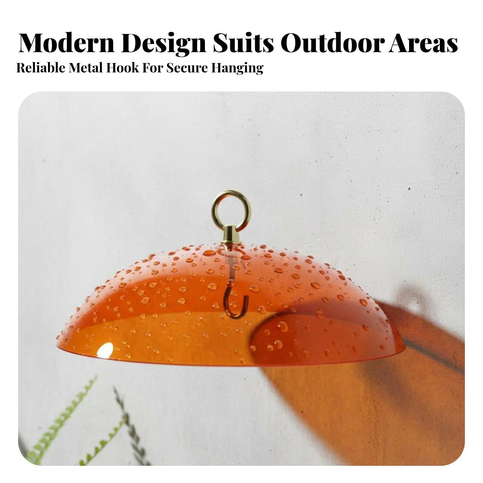 Squirrel Deterrent Dome Cover for Bird Feeder Weatherproof Protection Garden Outdoor Cages