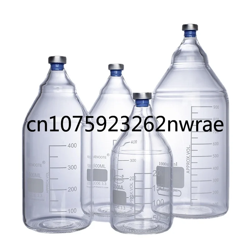 

20mm Gaopeng Silicon Jaw Headspace Bottle Anaerobic Bottle Culture Bottle Seal Reagent Bottle 3.3 Clamp Mouth Glass Bottle