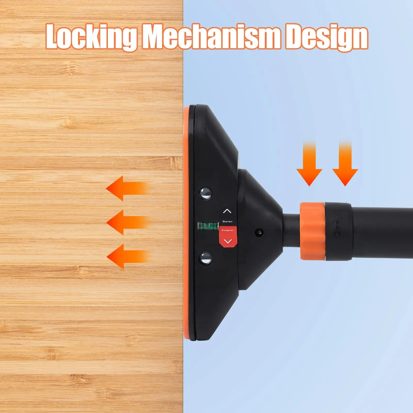 Pull Up Bar for Doorway, Strength Training Chin Up Bar with Level Meter and Adjustable Width for Home Gym ,No Screws Required, Weight Capacity 440 LBS image 6