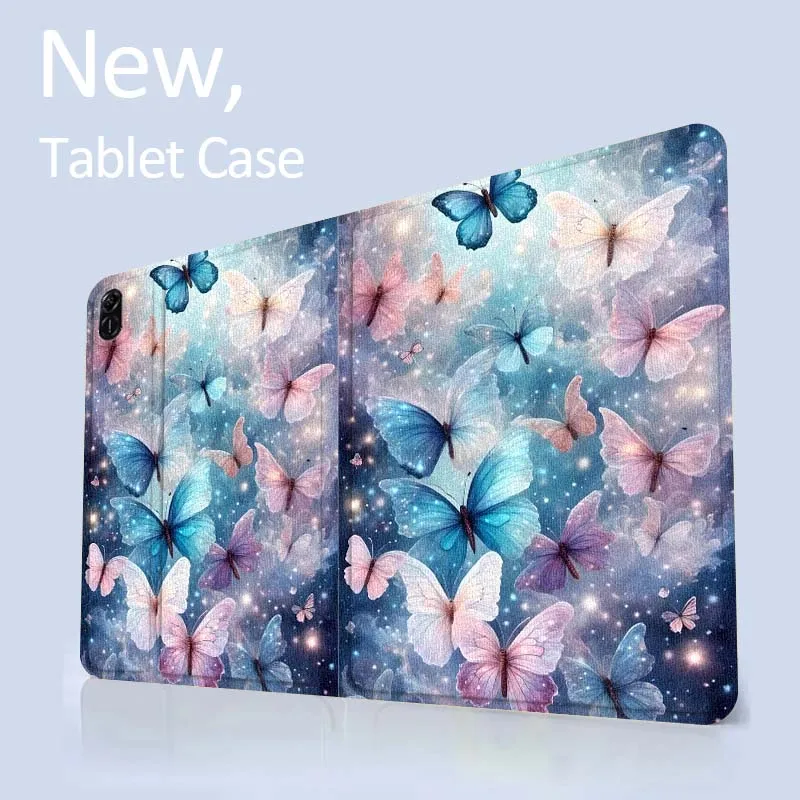 

Beautiful Butterfly Design Tablet Case For Honor Tab Pad 6 7 8 9 X8 V7 V8 X9 13 X8a X9a Pro 10 Magic GT GT2 10.1 13.3 Inch