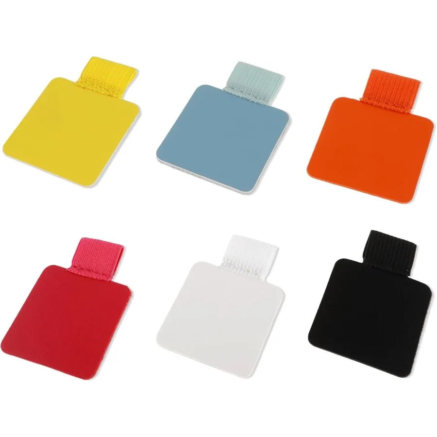 6 حزمة من حوامل حلقة القلم ذاتية اللصق من الجلد حامل القلم الرصاص المرن حامل القلم الملون وسادة التحريك مصممة لأجهزة الكمبيوتر المحمولة Jourls D #1