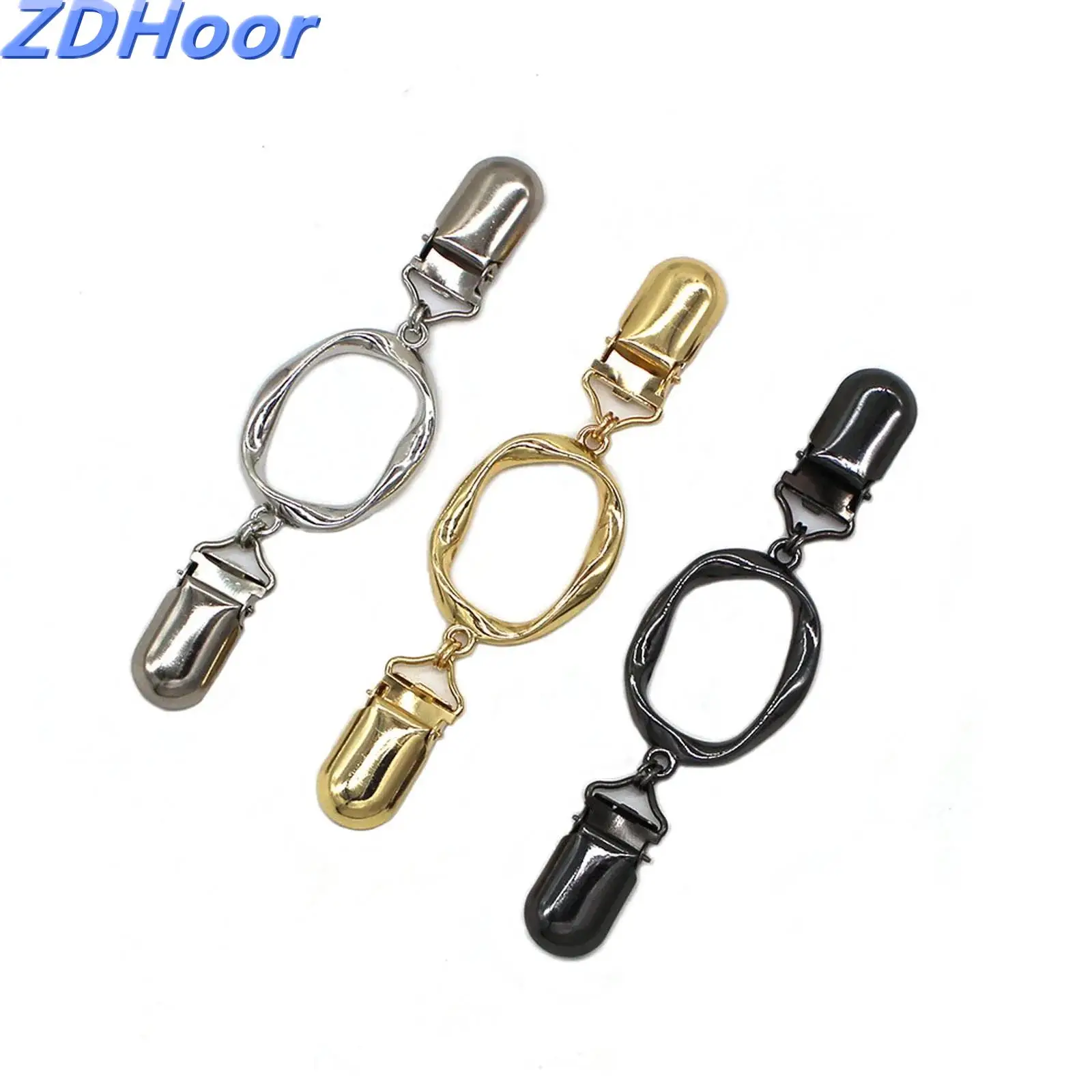

Fashionable Retro Metal Shirt Clips for Clothing for Clothing Sweater Waist Fixing Waist-tightening And Shawl Accessories