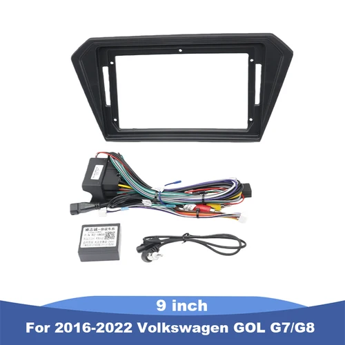9 ''para 2016-2022 Volkswagen GOL G7/G8 marco de Radio de coche Android pantalla estéreo reproductor de vídeo Cables de navegación arnés CANBUS