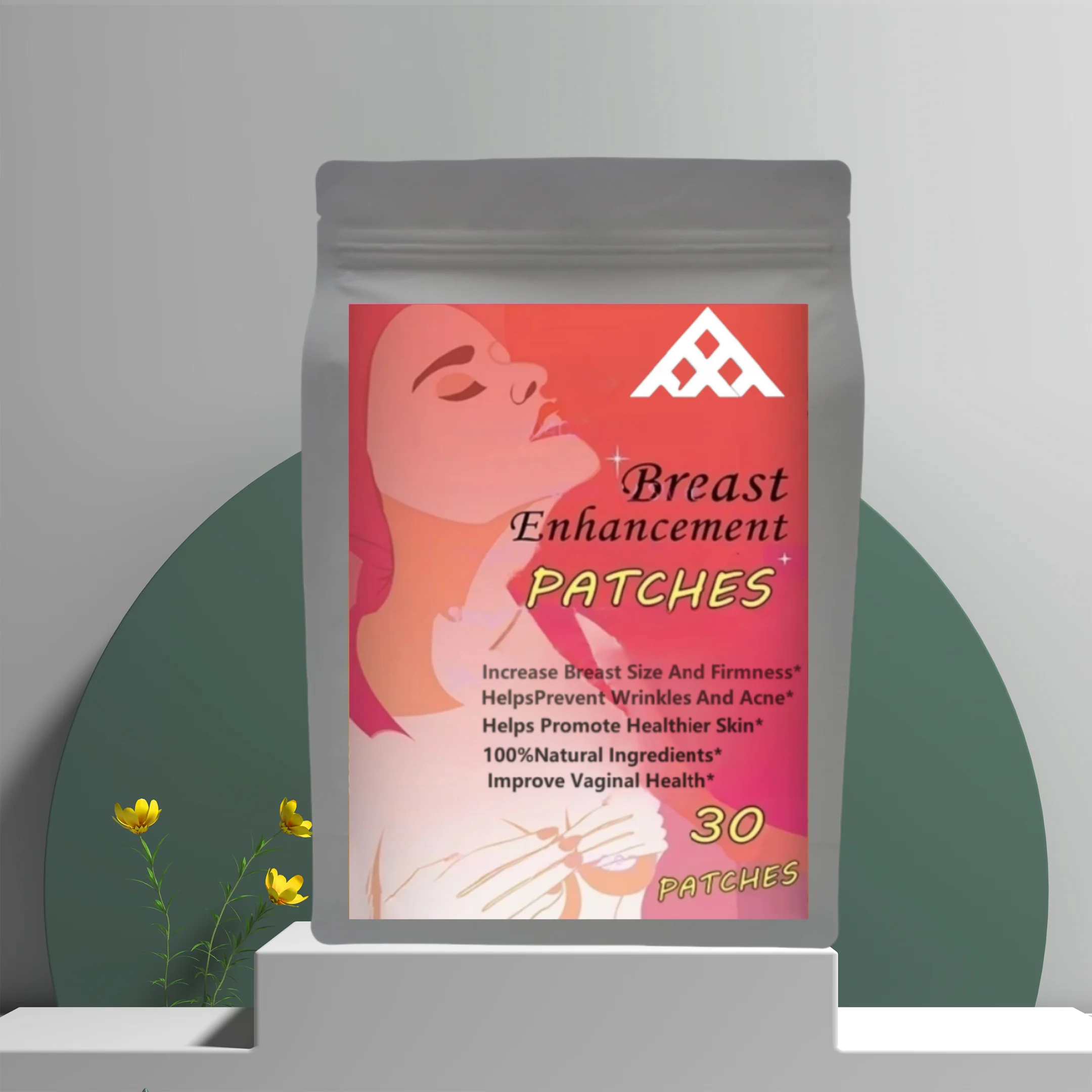 Breast Enhancement Transdermal Patches Pueraria Mirifica Breast Butt Female Health-30 Patches 1 Month Supply