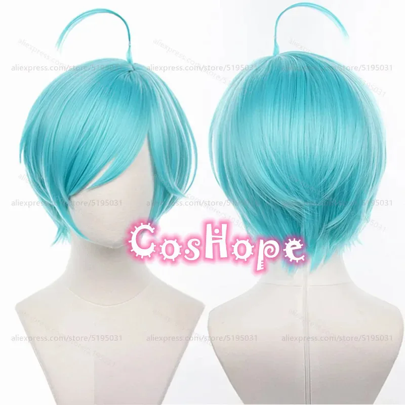 

Shinkai Kanata Cosplay Wig 30cm Short Blue Wig Cosplay Anime Cosplay Wigs Heat Resistant Synthetic Wigs