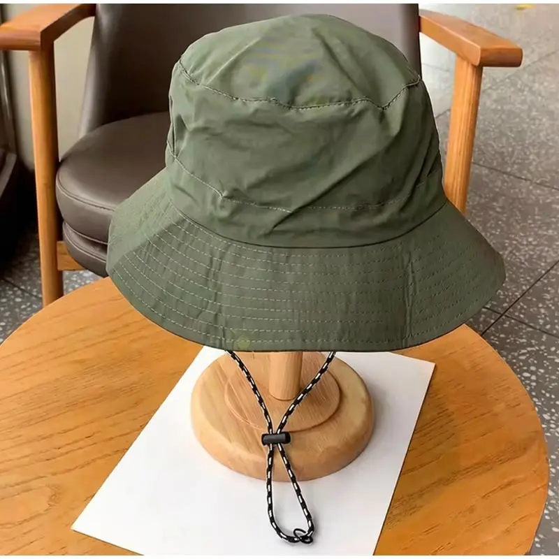 Outdoor Sun Protection Hat Portable And Foldable Storage With Windproof Rope Summer Quick Drying Large Brim Shade Hat For Hiking
