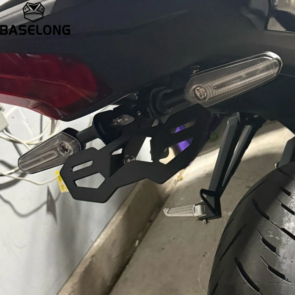 License Plate Holder Support Rear Fender Eliminator Bracket Kit For CFMOTO 450MT IBEX 450 950 800MT-X 800 MT-X Rally 1000MT-X