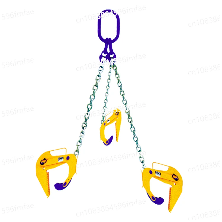 

1t 2t 3t Hanging Pipe Clamp Vertical Concrete Pipe Lifting Clamp Gear Assembly