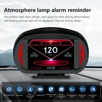 P2 OBD2 GPS Car HUD Display Slope Meter Head Up Display Car Gauge Speedometer Alarm Function Car Electronic Accessories