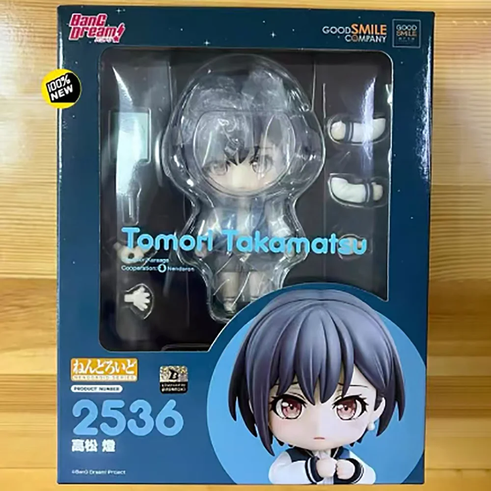 

100% оригинал на складе Good Smile Company BanG Dream! Такамацу Томори Нендороид( # 2536) Алюминий Цитрусовый Аниме Фигурка Игрушка в подарок