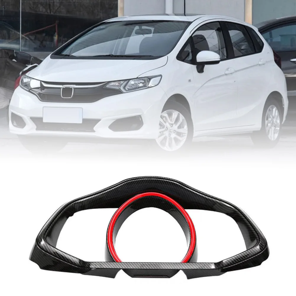 Car Dashboard Frame Cover Decoration for Honda Fit Jazz GK5 2014-2019