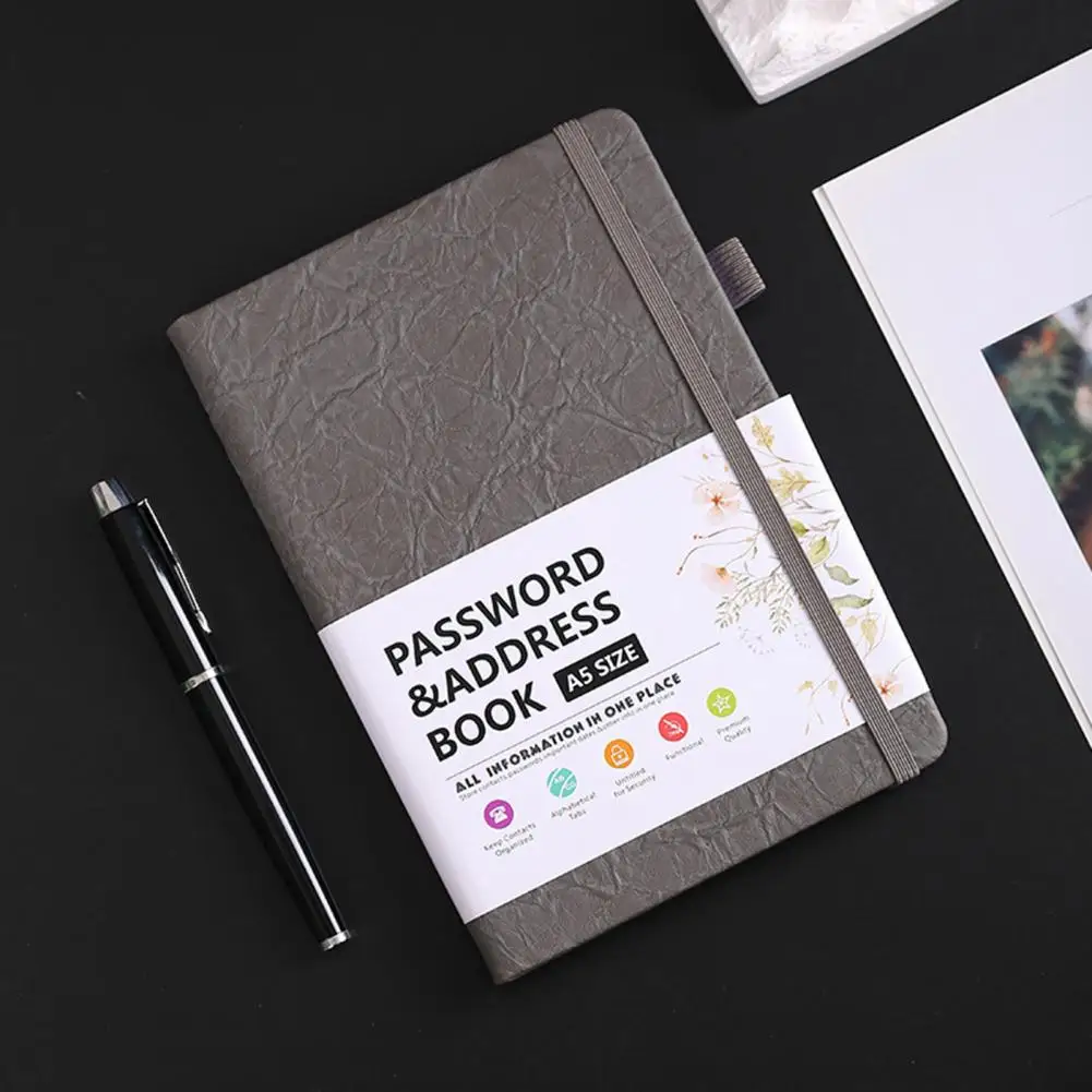 دفتر ملاحظات ممتاز من الجلد الصناعي ، منظم شهري ، ورق ممتاز للبائعين ، مع مخطط