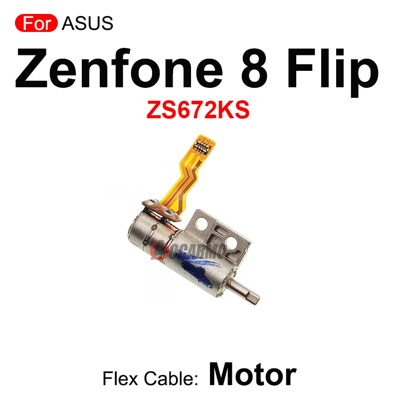 For Asus Zenfone 8 Flip Lift Camera Motor Vibration Shaft Module Flex Cable Replacement Parts Without Camera ZS672KS