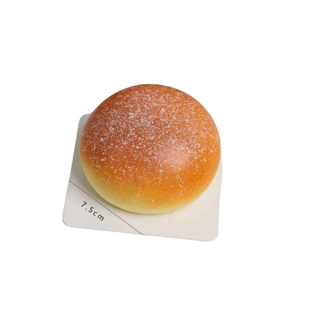 Stretch Squeezing Simulation Bread Squeeze Toast Cake Fake Food Model Breakfast Squeeze Sensory Elastic Simulated Food