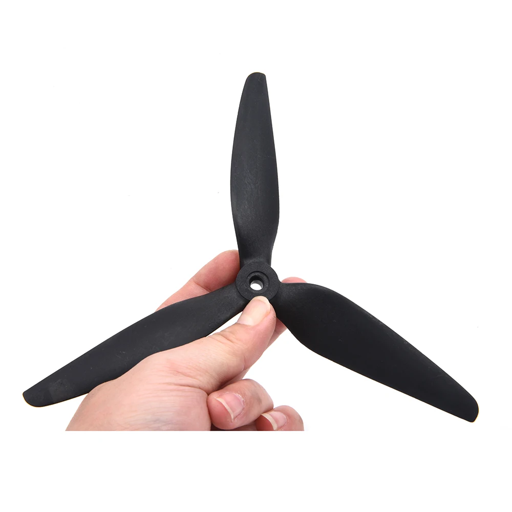 2Pairs 7045 8045 9050 1050 3-Blade Carbon Nylon Propeller Props CW CCW 7inch/8inch/9inch/10inch For RC Multirotor FPV Drone