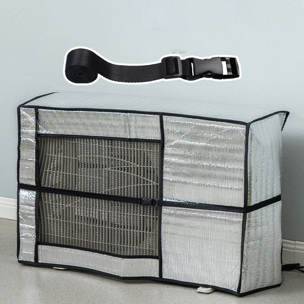 

Aluminum Foil Dust Cover for Portable AC Anti Dust Anti Aging Portable Design Optimal Performance and Longevity