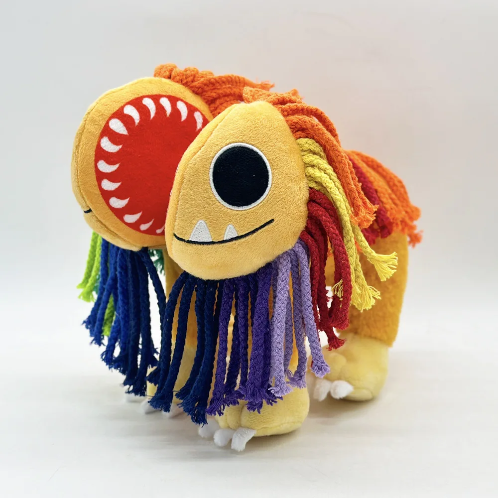 25cm Yarnaby Colorful Lion Doll Smile Critter Toy Bedroom Sofa Decora Pillow for Kids Birthday Gifts