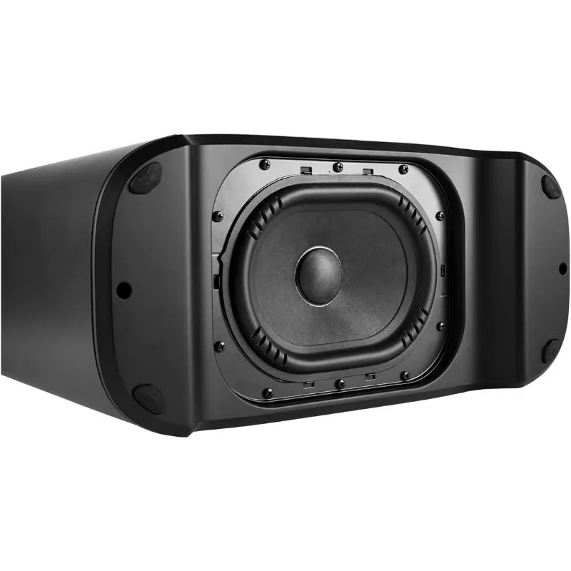 Mini AX Sound Bar with Wireless Polk's Patented VoiceAdjust & SDA Technologies, Ultra-Compact Design, Easy Setup, Black