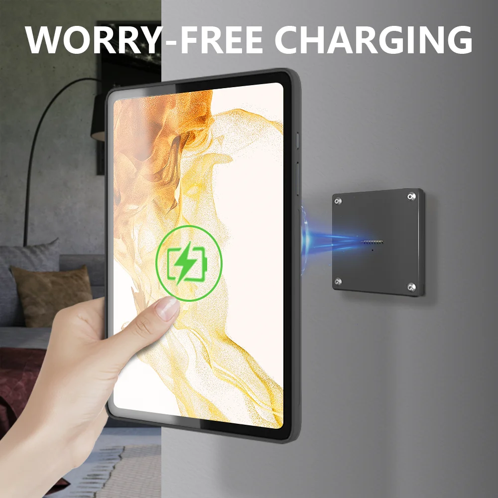 

Tablet holder for Tab Samsung Tab Tab S8 Plus S8 Ultra wall charging station Wall mounted charging Smart