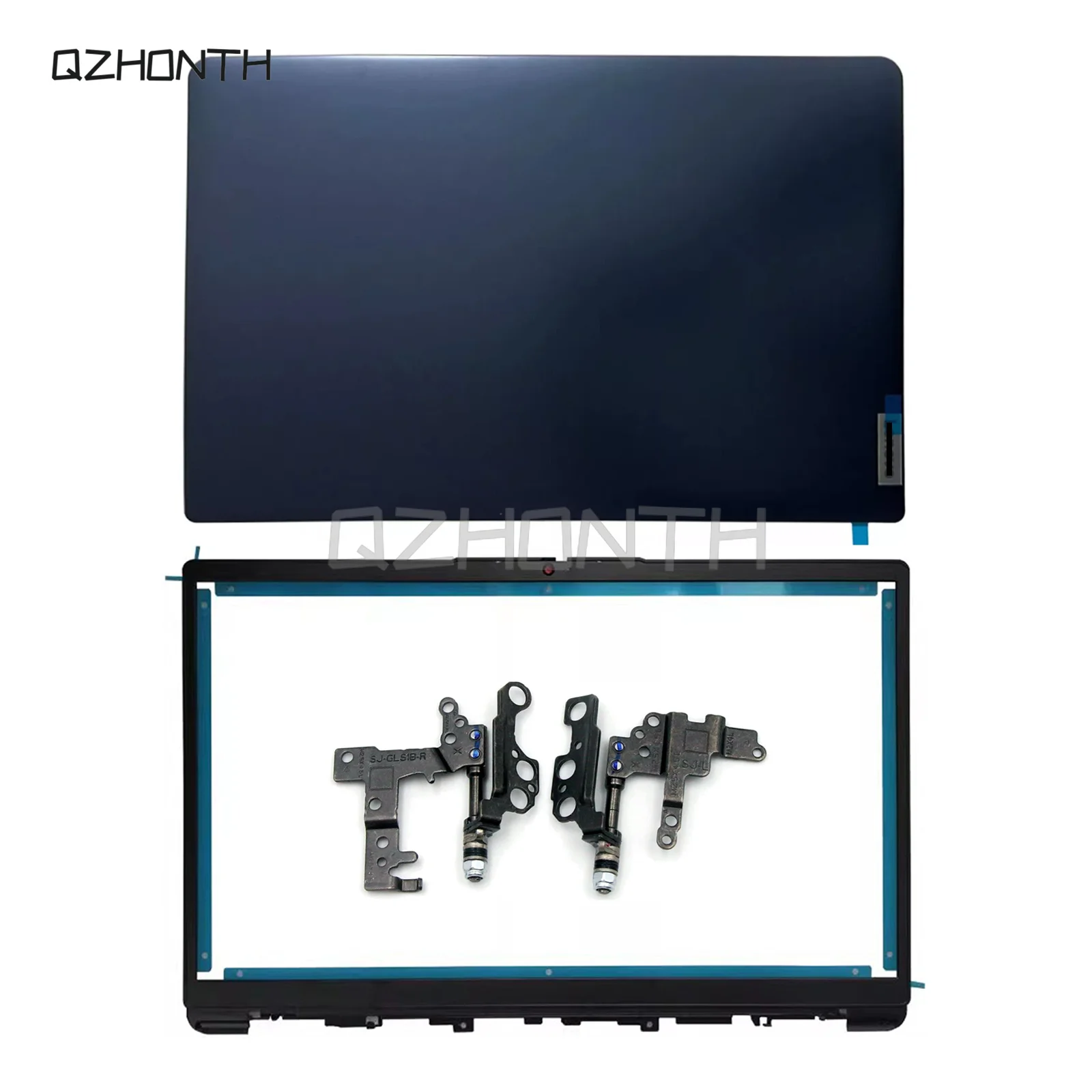 

New For Lenovo IdeaPad 1-15ADA7 1-15AMN7 LCD Back Cover Rear Lid + Bezel + Hinges (Blue) 5CB1F36623 15.6"