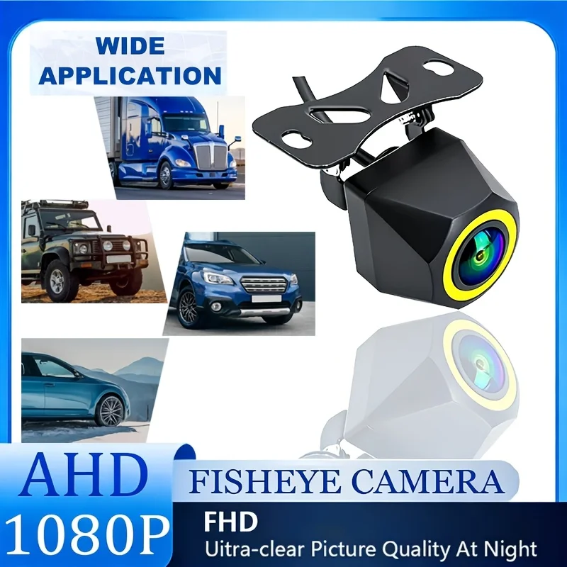 Car Rear View Backup Camera with Night Vision,Reverse Parking Camera,Universal Fit for Vehicle Monitor, Android DVD,Car Stereo