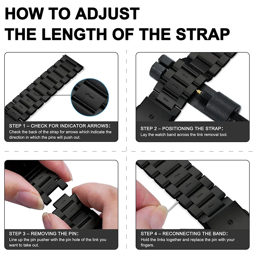 Correa de acero inoxidable para Samsung Galaxy Fit 3 R390, Correa de reloj de Metal para hombres y mujeres, Correa para pulsera Fit 3 SM-R390