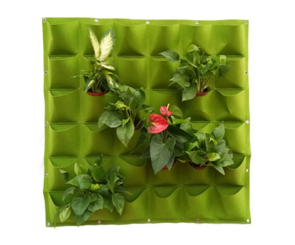 

49 карманов, подвесные мешки для цветов, подвесные вертикальные настенные мешки для выращивания растений, садовые кашпо для трав на открытом воздухе в помещении