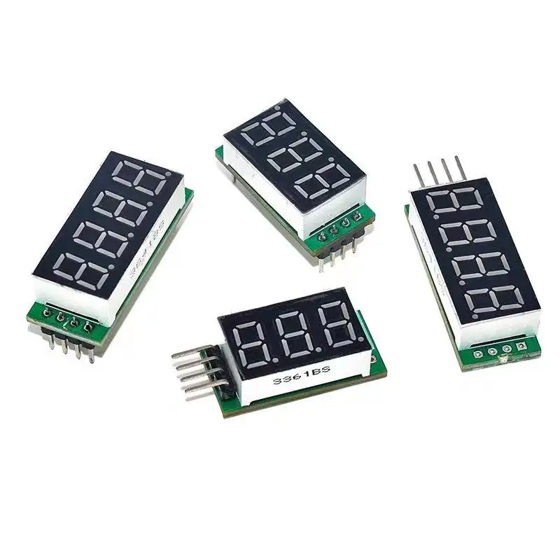 1 Piece 3/4 Bit 0.36-inch Digital Tube Display Module, Programmable Serial Port Digital Tube Communication, TTL to USB Module