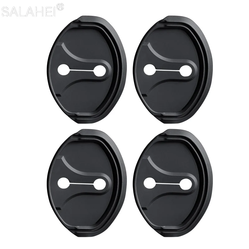 4pcs Silica gel Door Lock Decoration Protection Cover for Audi A4 b6 b8 b7 b9 b5 A6 A3 A8 Q3 Q5 Q7 Q8 A5accessories Car Styling