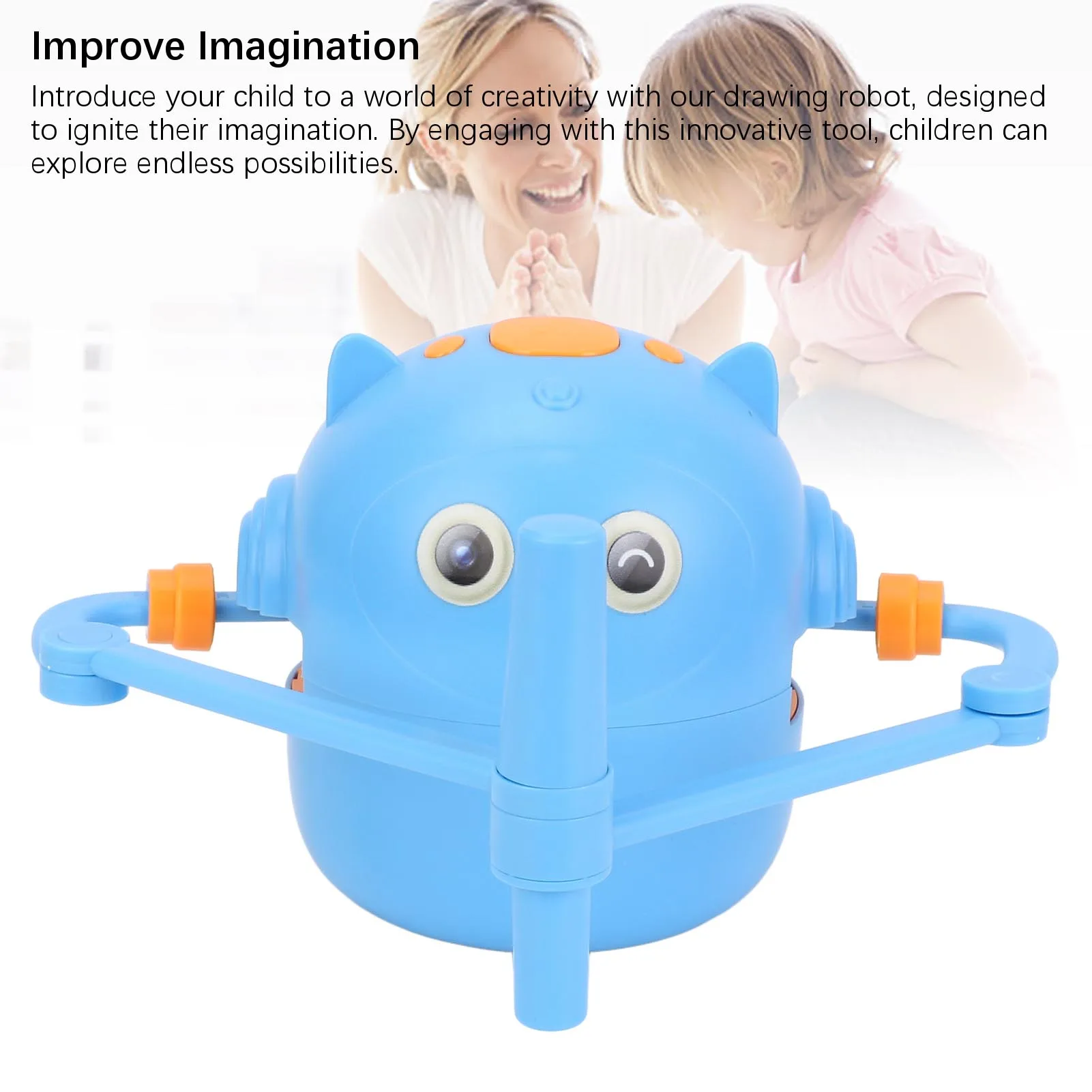 Robot da disegno educativo interattivo per bambini con 100 carte Robot da pittura automatico Macchina da disegno robot per l'educazione precoce