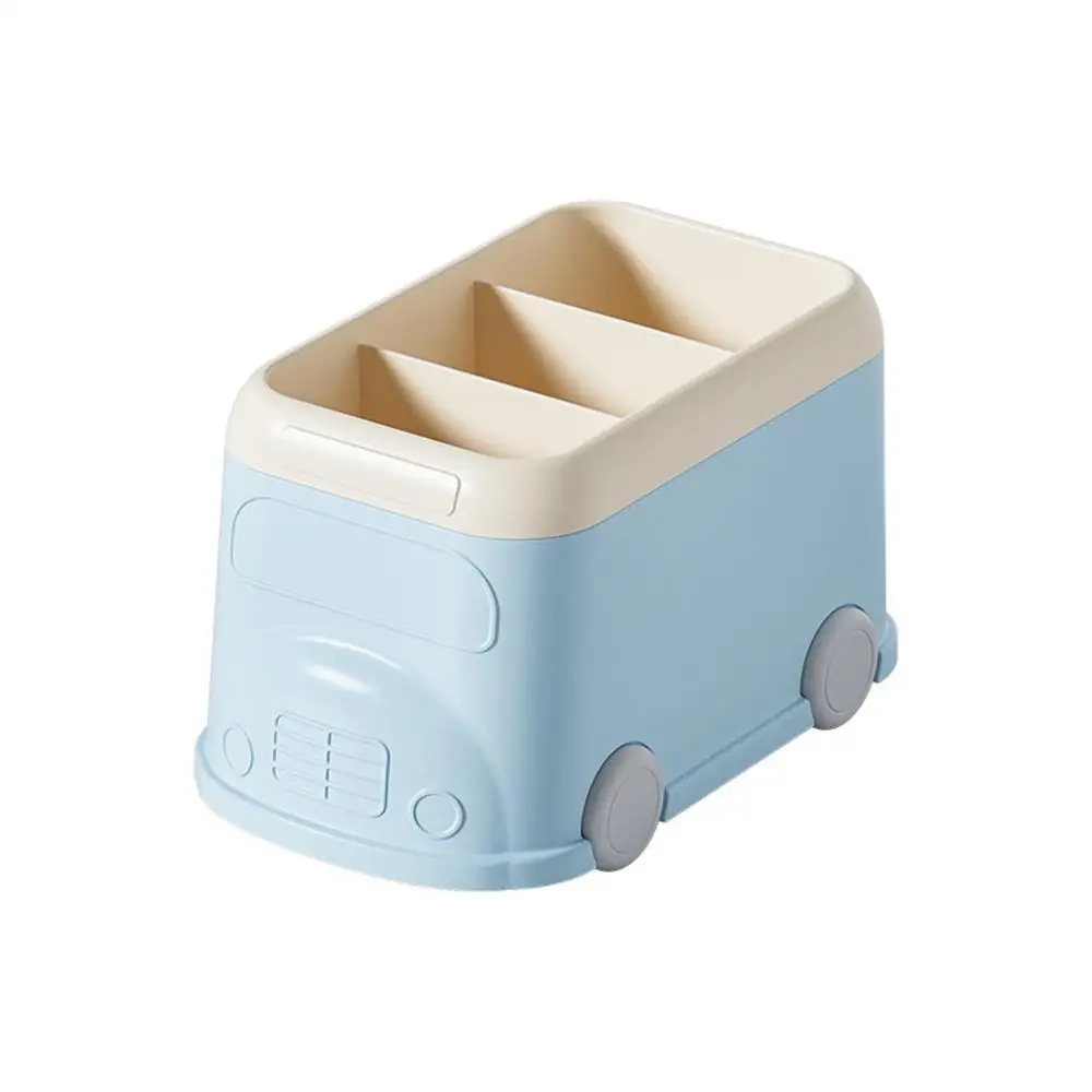 Safe Material Storage Box for Makeup Brush, Grande Capacidade Pen Holder, Smooth Papelaria Storage Box, Economizar espaço, Car Styling