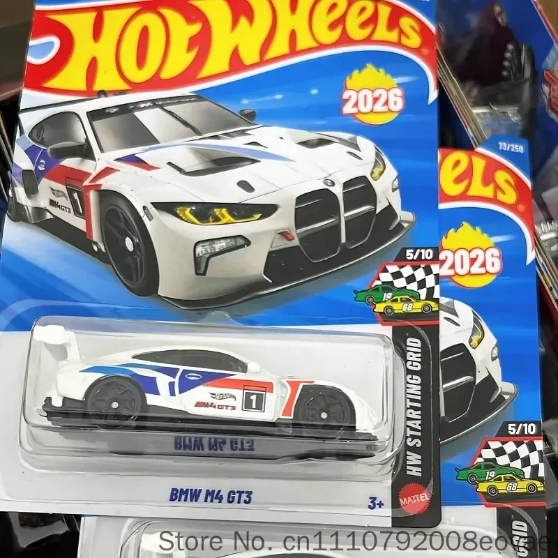 Original Hot Wheels 1/64 Mainline Series 2026 K Case BMW M4 GT3 NISSAN SKYLINE GT-R BNR34 Collect Car Diecast Vehicle Model Toy view 2