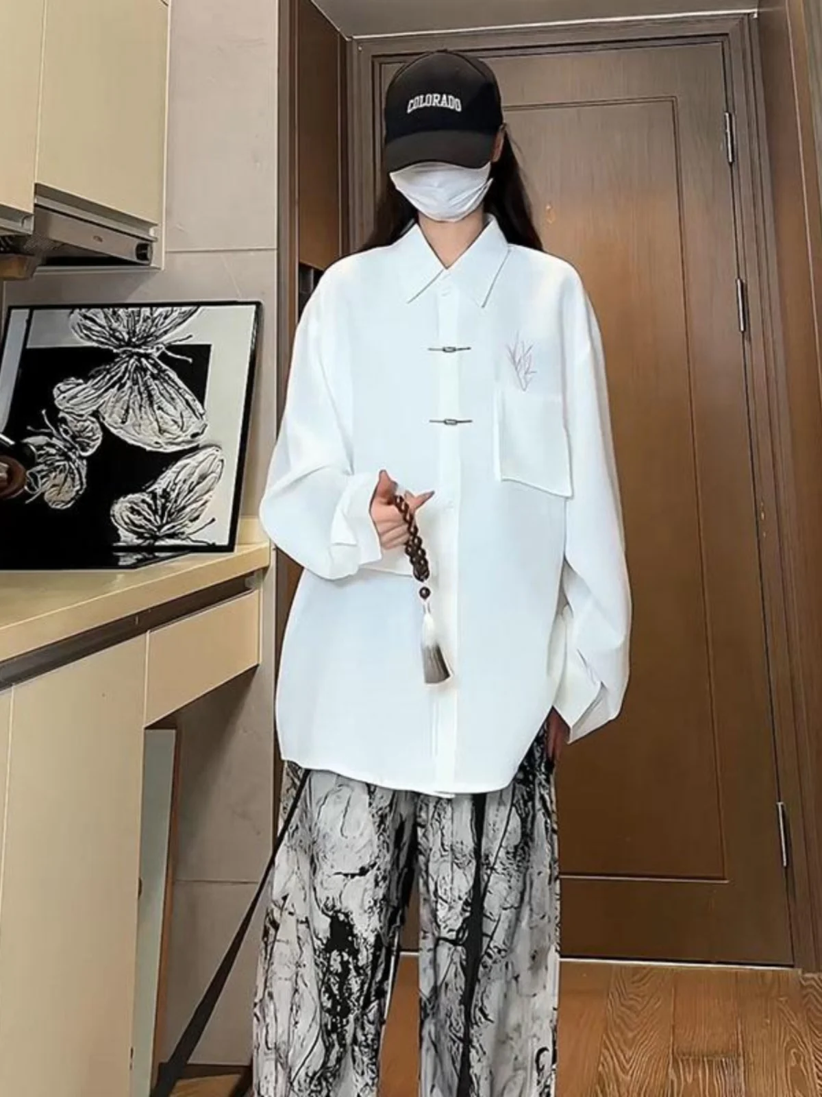 

New Chinese Sle Men's Long Sve White Sun Protection irt Drapey Faionable Autumn Workwear Outerwear Busin Casual