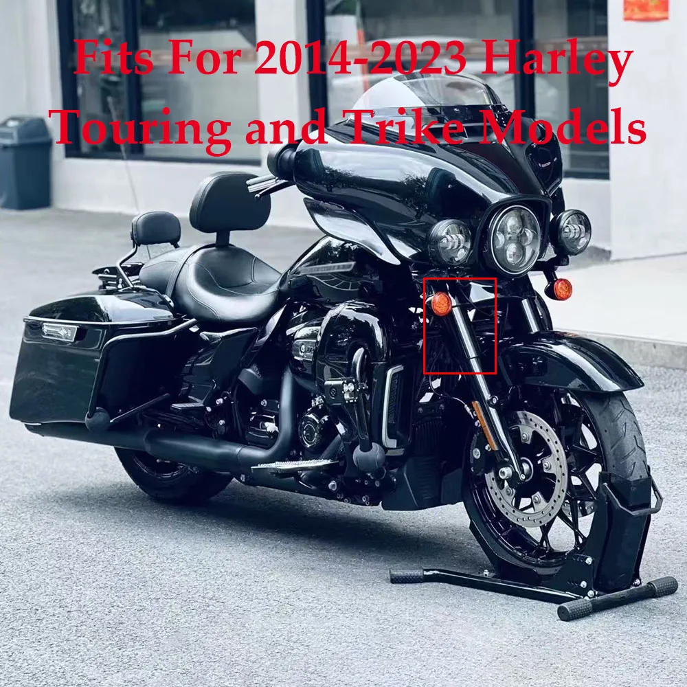 

Чехлы-слайдеры вилок для Harley Touring Electra Street Tri Glide 2014-позднее (длинный стиль)