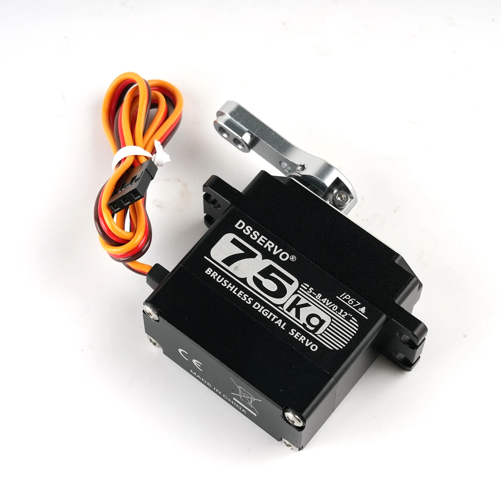 オールメタル 75Kg DS3375 デジタルサーボ ハイパワー 180/270/360度 ブラシレスモーター IP67 サーボ DIYパーツ RCロボットカーモデル用