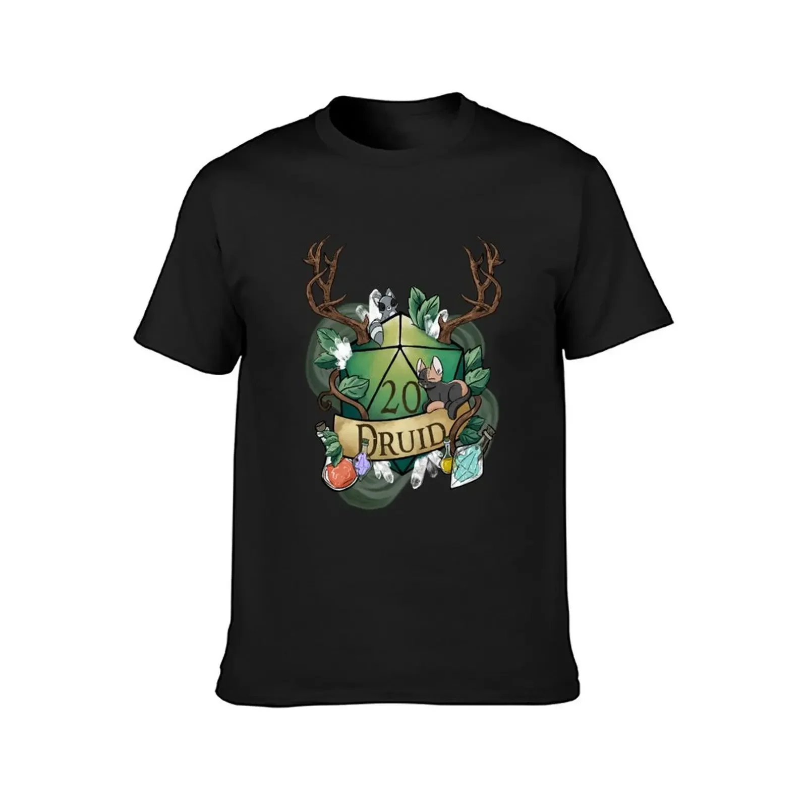 Druid DnD T-Shirt anime stuff quick drying rapper graphic tees mens funny t shirts