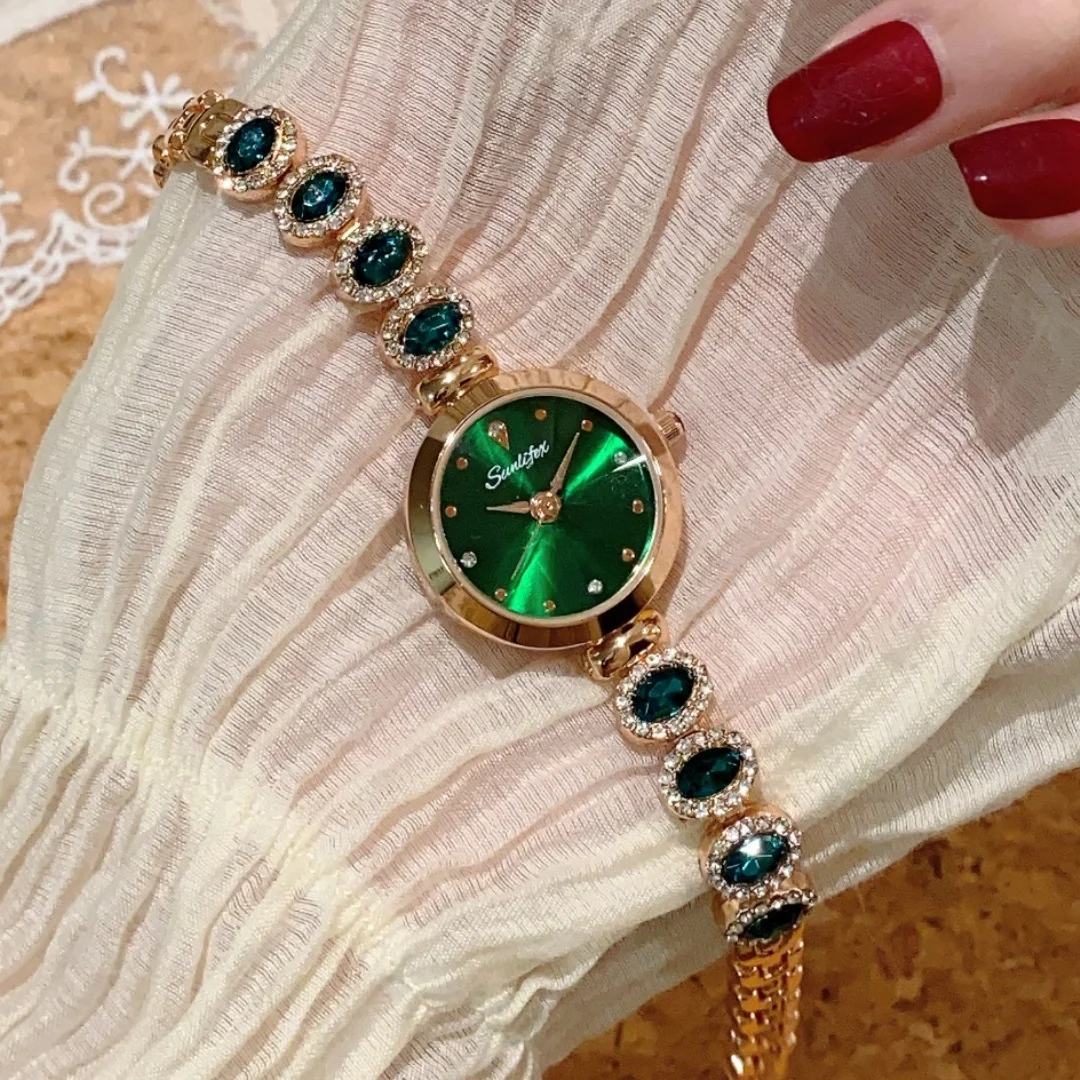 Женские кварцевые часы-браслет, элегантные женские роскошные наручные часы с бриллиантами, женские часы, подарок на праздник Montre Femme