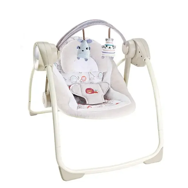 Multi-function Electric baby cradle with music swing baby rocking