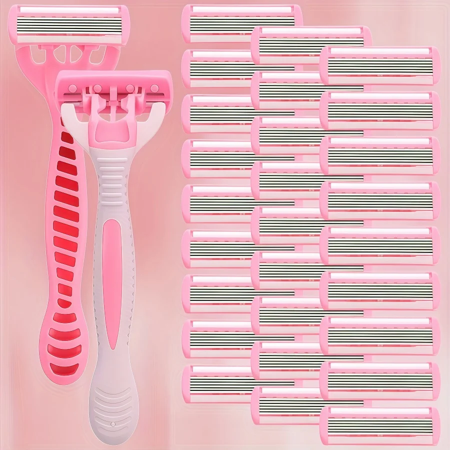 ماكينة حلاقة آمنة للرجال بمقبض مضاد للانزلاق، شفرة حادة وناعمة، ضرورية لرحلات العمل والسفر #1