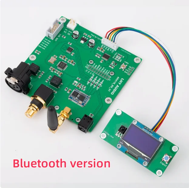 LHY USB coaxial Bluetooth AES fiber to IIS support XMOS/Amanero AK4118 receiver board DAC 1794