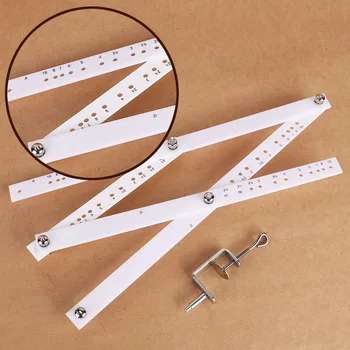 Regla telescópica multifuncional con Zoom, herramienta de medición de dibujo, regla de ingeniería de diseño, báscula de papelería, excelente regla plegable